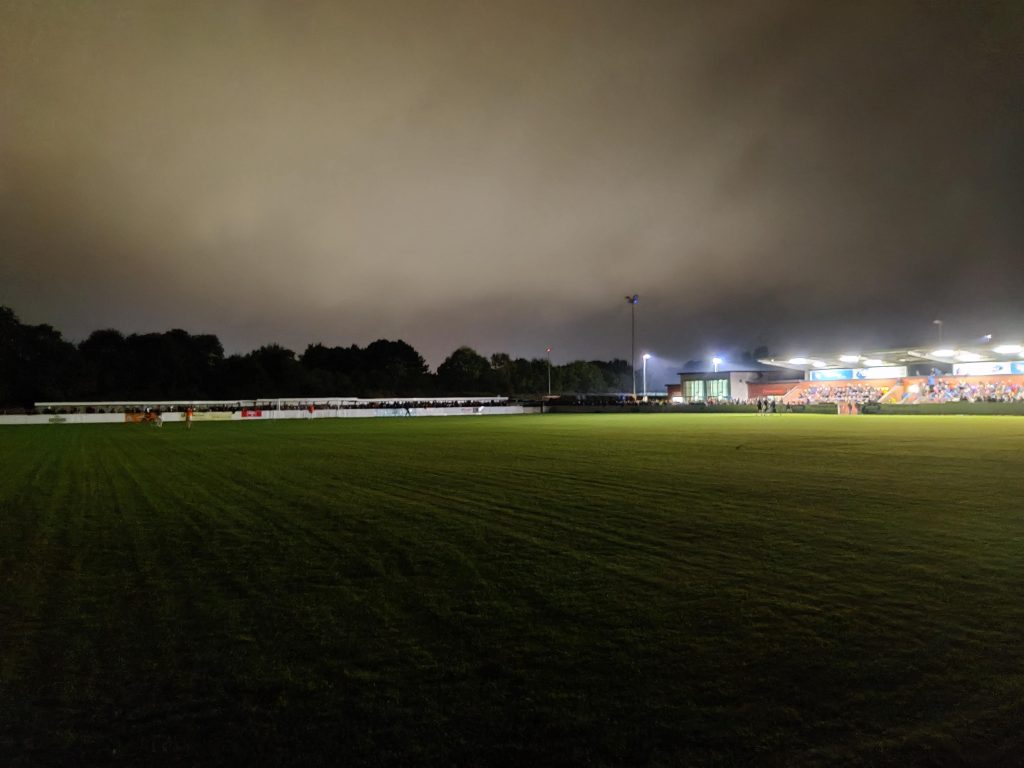 Lights out at Stratford in the FA Cup. The night didn't improve.